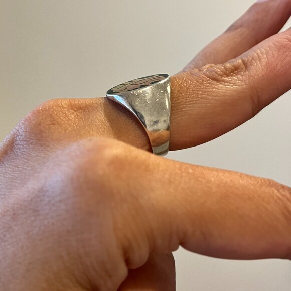 Vintage Mexican Sterling Silver Ring - Picture 8 of 8